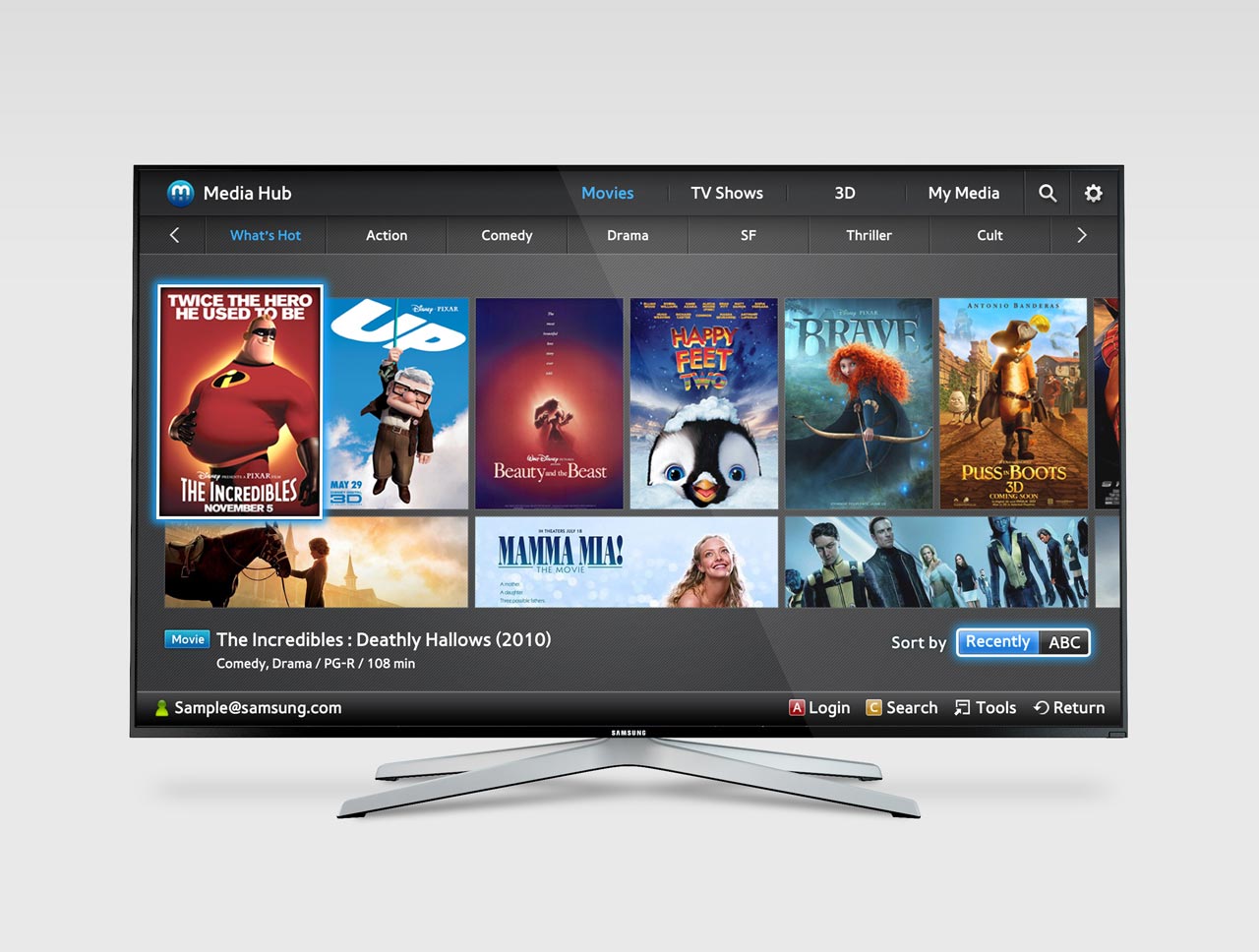 Samsung Mediahub VD Application for VD Division, Samsung Electronics. — image 1 of 3