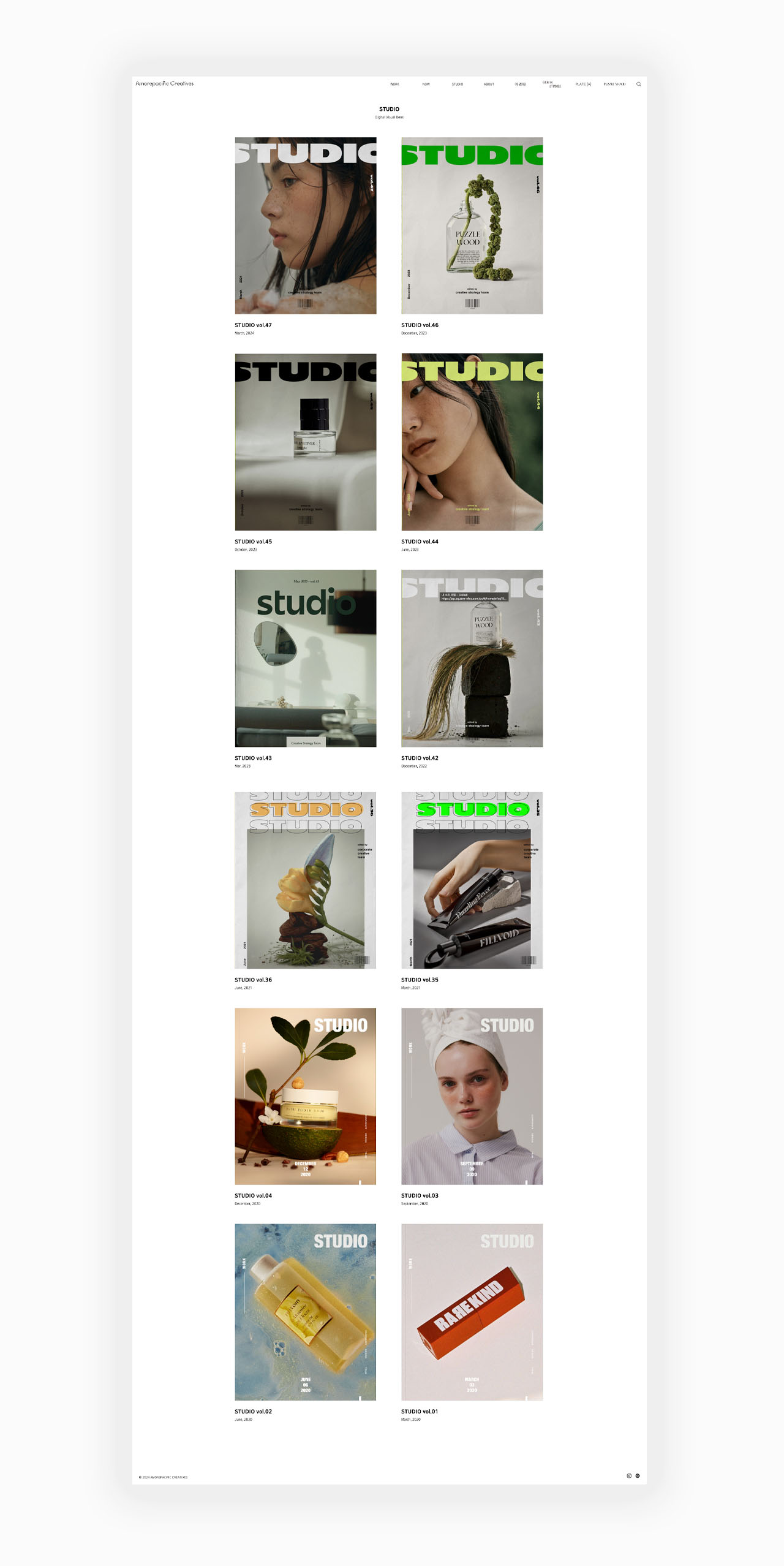 Amorepacific Creatives Website